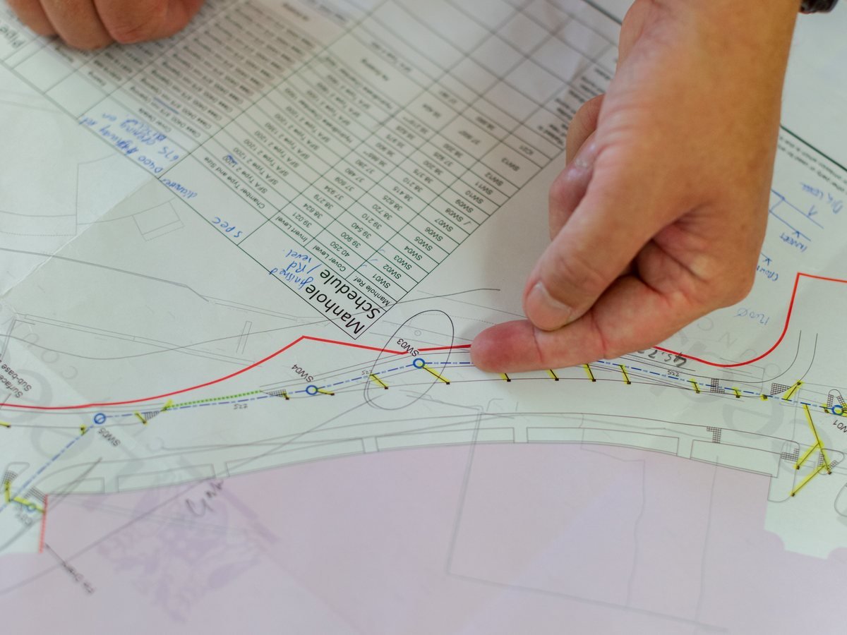 Illustrative project planning drawing